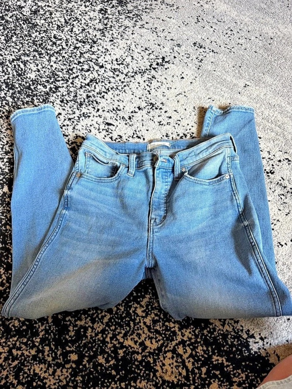 Madewell 10" High-Rise Skinny Crop Jeans Blue Waist 29